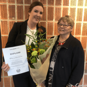 utdelning, stipendiat rebecca